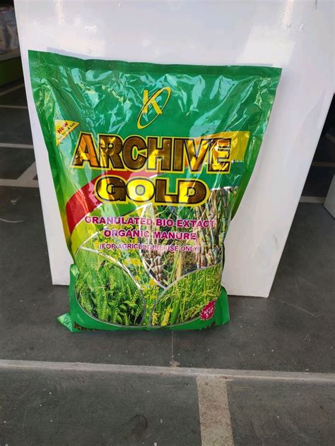 Bio Tech Grade 50 Kg Bag 50kg Archive Gold Organic Fertilizer For Agriculture Target Crops