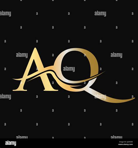 Letter Aq Logo Design Initial Aq Logotype Template For Business And