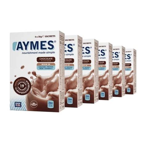 Aymes Chocolate Nutritional Shake 24 Sachets 38g X 24 Easymeds Pharmacy