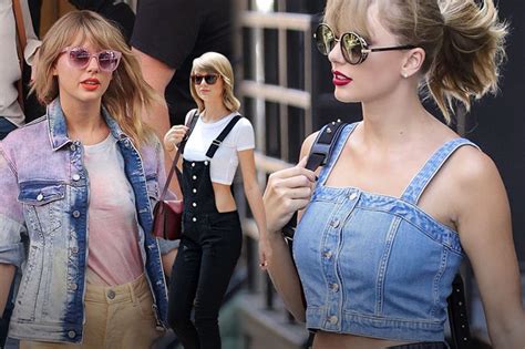 Taylor Swifts Style In Jeans And All Things Denim