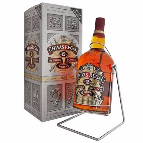 Wiskie Chivas Regal Anos Ml Litros R No Mercadolivre