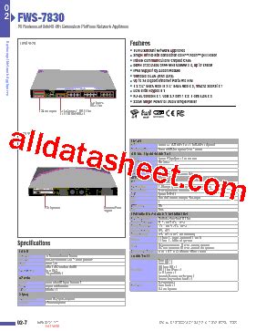 Fws Datasheet Pdf Aaeon Technology