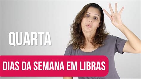 Dias Da Semana Em Libras