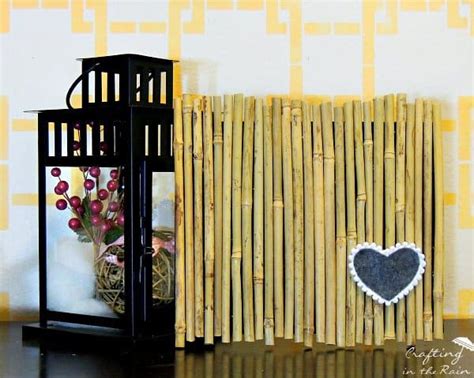 Awesome Asian Vibe With DIY Bamboo Wall Decor