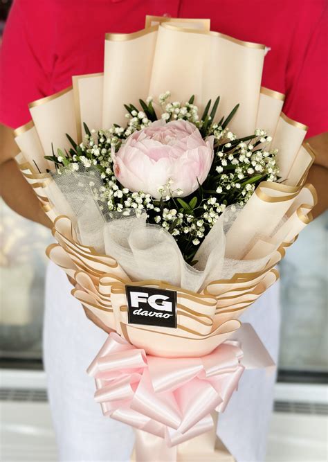 Peony Bouquet – 5 DAYS ADVANCE ORDER – FG Davao – Flowers Gifts Delivery