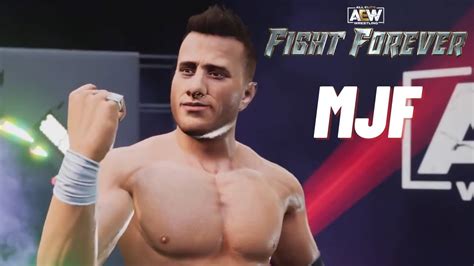 Aew Fight Forever Mjf Entrance Signature Finisher Youtube