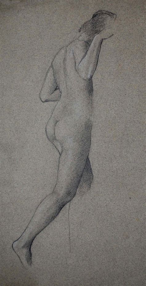 Study Of Female Nude For The Grey Sisters The De Morgan Foundation