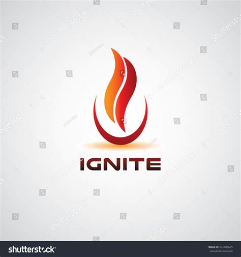 Ignite Logo Design Symbol Icon Stock Vector Royalty Free 641088625