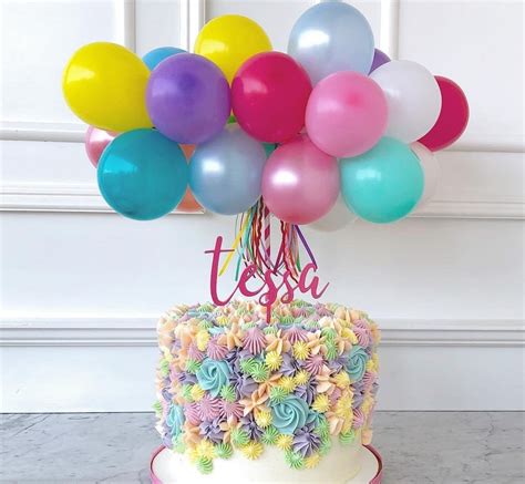 Top Imagen Pastel Con Globos Tendencia Abzlocal Mx