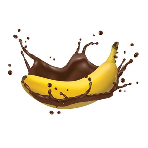 Banana Chocolate Eps Illustrations Royalty Free Vector Graphics And Clip