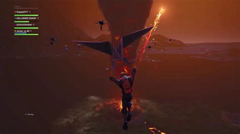 The Unvaulting Of The Drum Gun Volcano Erupted Destroying Tilted Towers And Retail Row In