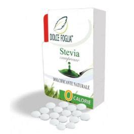 Dolce Foglia Stevia Dolcificante Naturale 100 Compresse