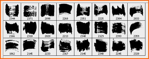 24 Paint Texture Photoshop Brushes | PHOTOSHOP FREE BRUSHES