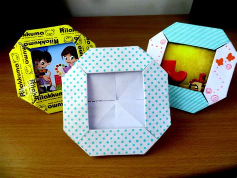 Origami Photo Frame | Paper photo frame diy, Origami diagrams, Origami ...