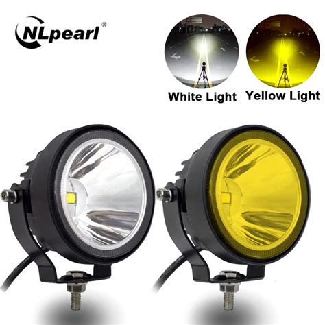 Nlpearl Luz Led De Trabajo Para Todoterreno Focos Redondos De