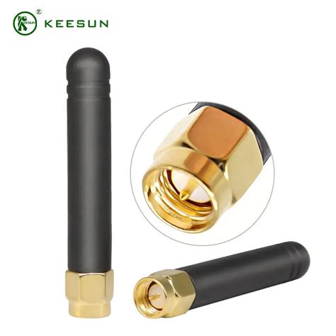 Sma Male Straight Gold Plated Connector Antenna Mhz Dbi Rubber