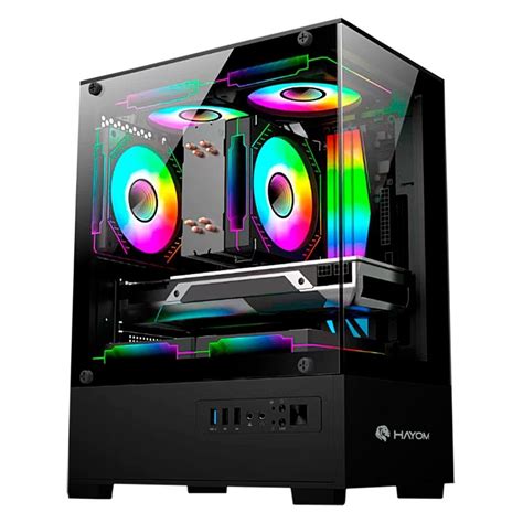 Gabinete Gamer Hayom Gb Preto Kabum