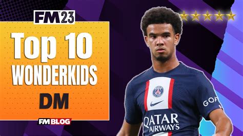 Top 10 Wonderkid Defensive Midfielders in FM23 | Football Manager 2023 ...