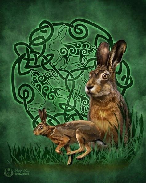 Celtic Hare Wiccan Pagan Celtic Style Celtic Art Sprite Ganesha