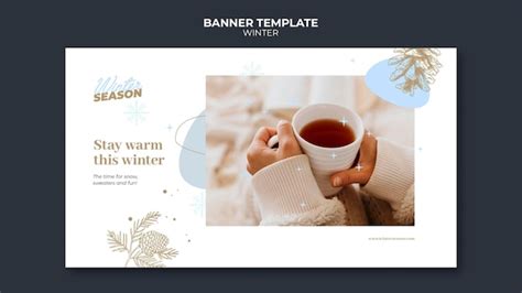 Free Psd Winter Joy Banner Template