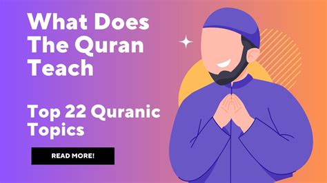 What Does The Quran Teach Top 22 Quran Teachings Bayan Al Quran Academy