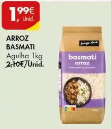 Promo O Arroz Basmati Agulha Kg Em Pingo Doce