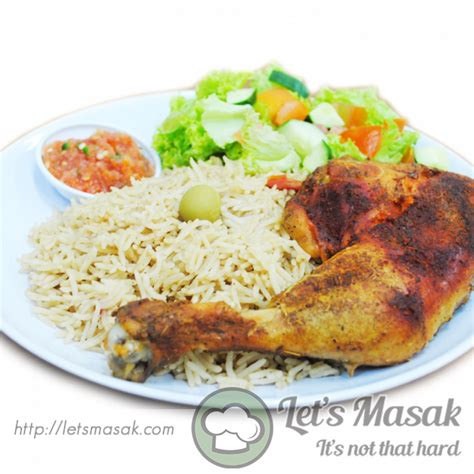 Nasi Arab Ayam Letsmasak