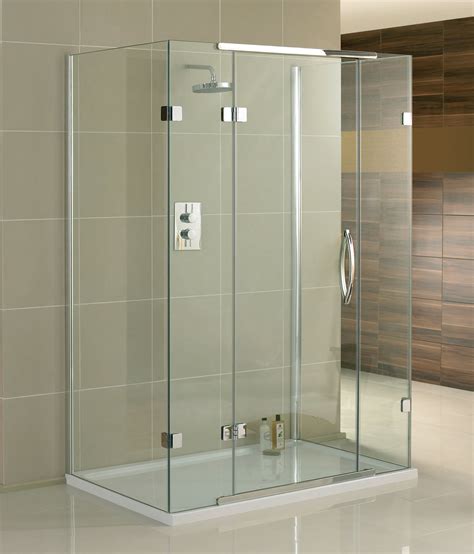 Aquadart Inline 3 Sided Hinged Door Shower Enclosure 1200 X 800mm