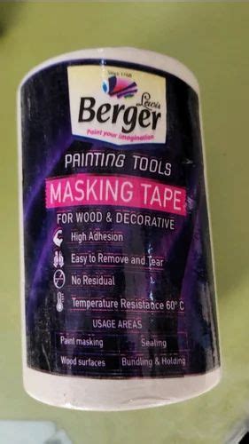 Backing Material Paper Color White Berger Masking Tape At Rs Roll