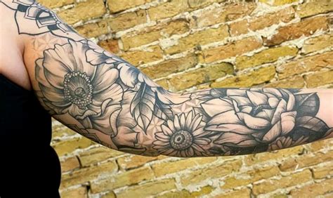 Flower Tattoo Sleeve Ideas