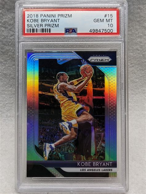 Kobe Bryant 2018 Prizm 15 Silver Price Guide Sports Card Investor