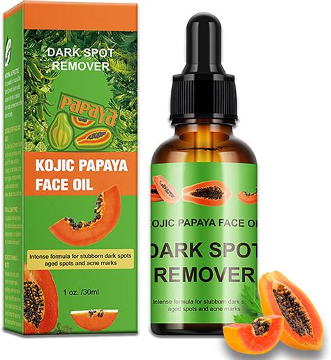 Kojic Acid Serum Papaya Oil Dark Spot Remover For Face Papaya Oil