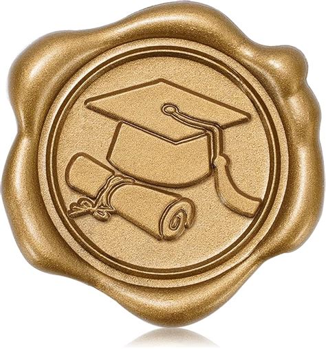 Amazon Whaline 50Pcs Graduation Wax Seal Stickers Graduation Cap