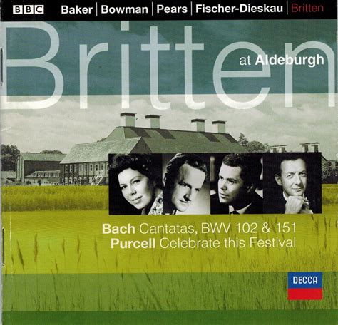 Benjamin Britten & English Chamber Orchestra - Bach Cantatas & Other ...