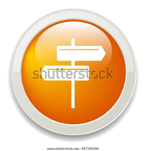 Direction Sign Stock Vector Royalty Free 487340284 Shutterstock