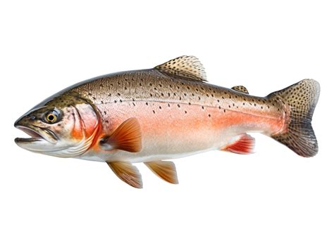 Raw Trout Fish Isolated On Transparent Background 46829611 Png