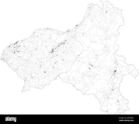 Map of vibo valentia Black and White Stock Photos & Images - Alamy