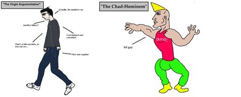 The Virgin Argumentation Vs The Chad Hominem Virgin Vs Chad Know