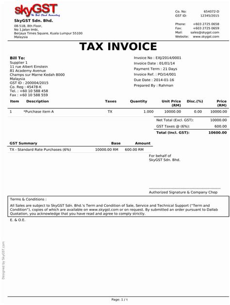 What Is Gst Invoice Bill Types Gst Tax Invoice Rules Last Date