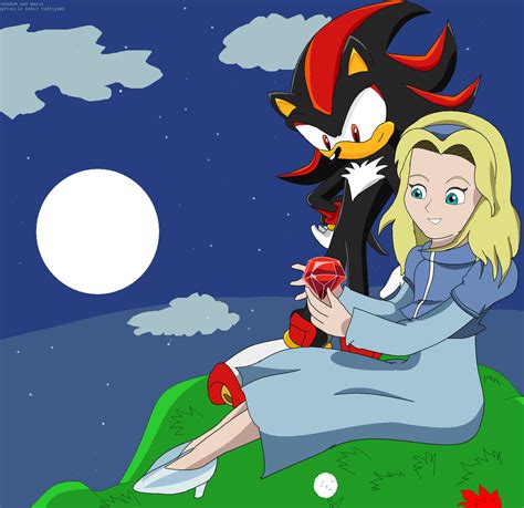 SHADOW and Maria by pridark on DeviantArt