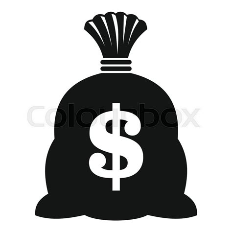 Money Bag Icon Digital Blue Stock Vector Art Illustration E Commerce