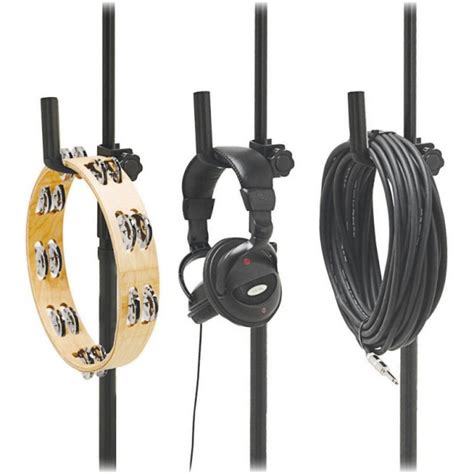 Microphone Stand Accessories Package with Hook and 2 Shelves