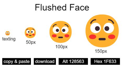 Flushed Face Emoji And Codes