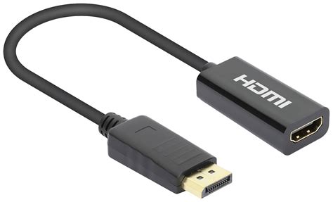 Manhattan 4K 60Hz Active DisplayPort na HDMI Adapter DisplayPort moški