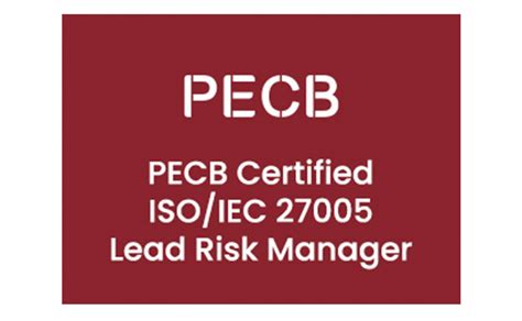 Certified ISO IEC 27005 Lead Risk Manager