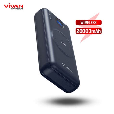 Promo Vivan Powerbank Mah Vpb W Wireless Output Fast Charging