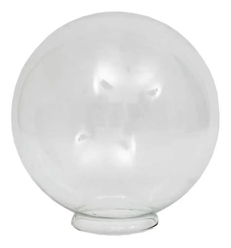 Globo Vidro P Iluminação Esfera Transparente 15x28 C 02 Pçs