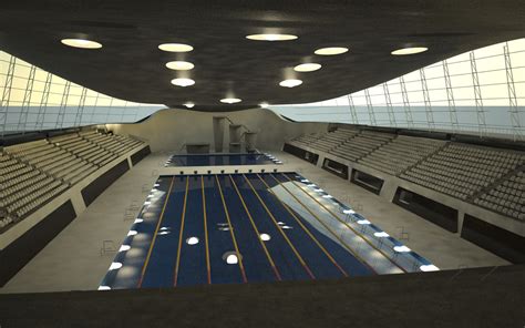 3d Model London Aquatics Centre 2012