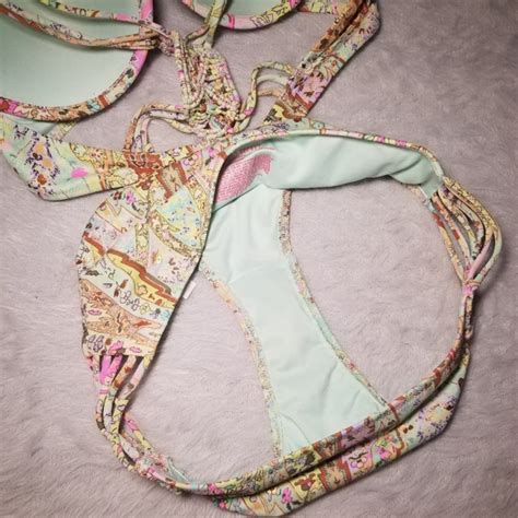 Victorias Secret Swim Victorias Secret Fabulous Crochet Macrame Bikini Poshmark