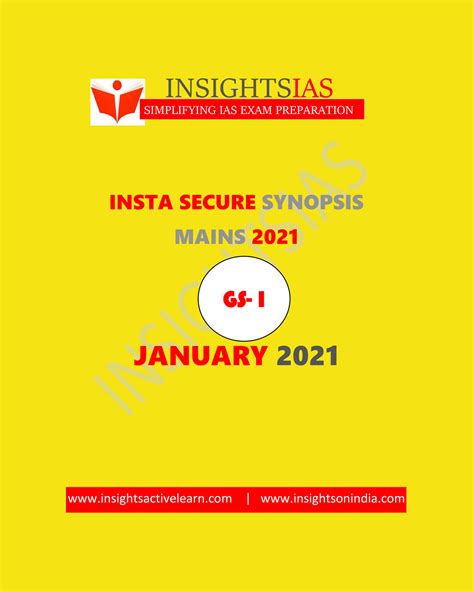 Insights Ias Mains Insta Secure Synopsis January Imagerunners